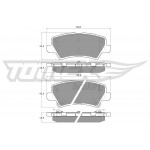 TOMEX Brakes Bremsbelagsatz, Scheibenbremse